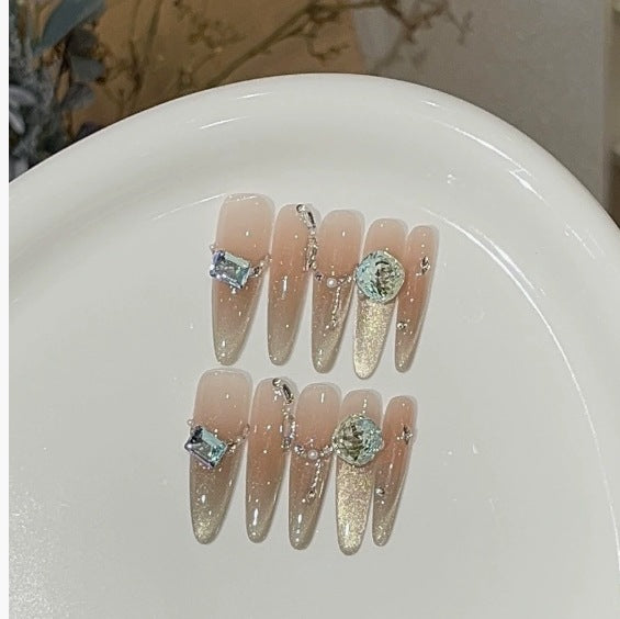 1034- Handmade press on nails fake nails removable