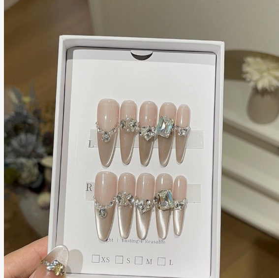 1033- Handmade press on nails fake nails removable