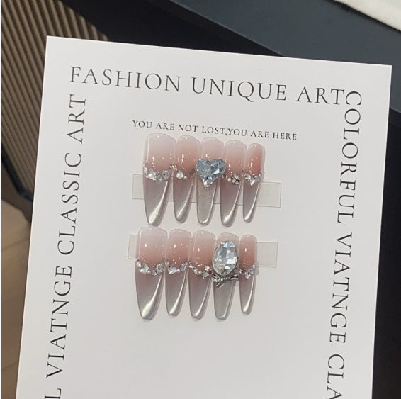 1034- Handmade press on nails fake nails removable