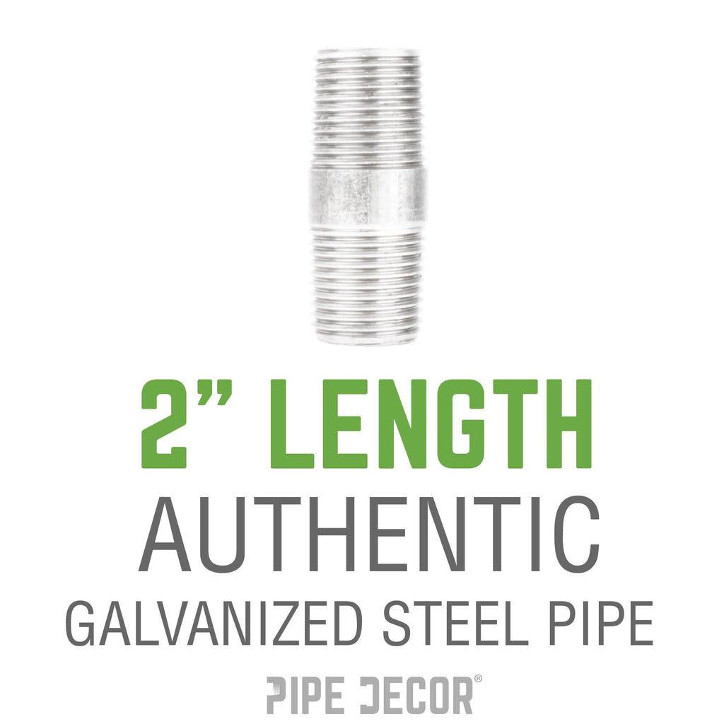 1 1/4 in. x 2 in. Galvanized Pipe