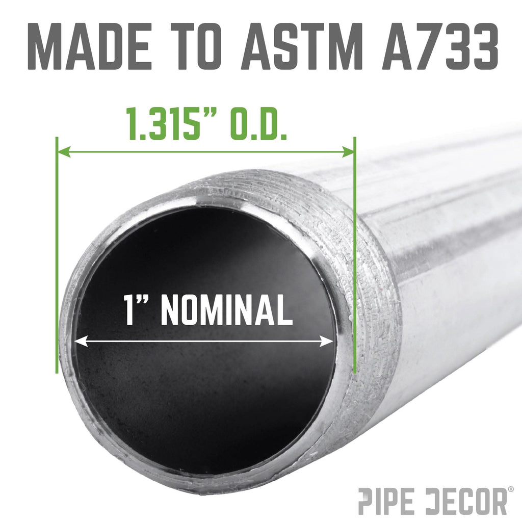 1 in. x 11 in Galvanized Pipe