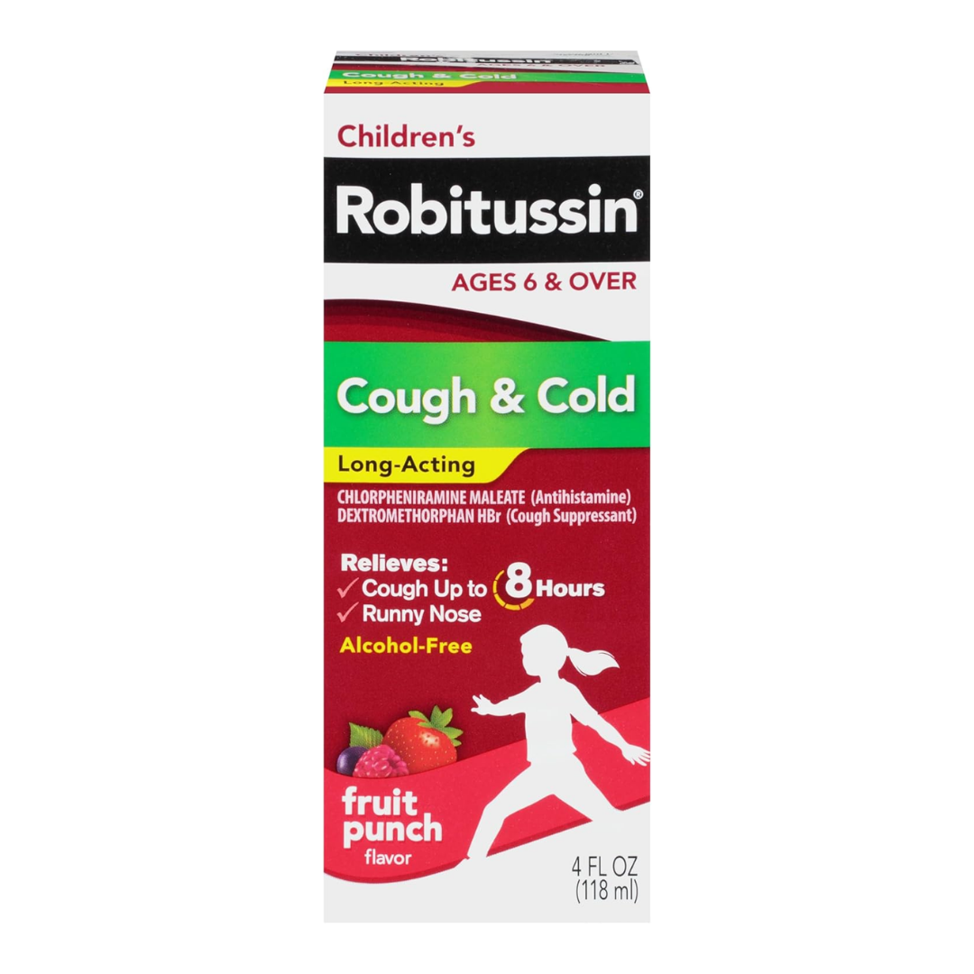 Robitussin Children’s Cough & Cold Fruit Punch (4 oz)