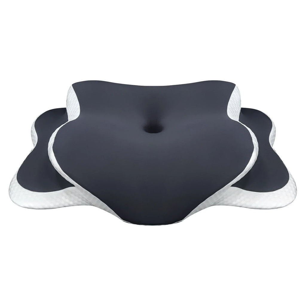 Memory Foam Pillow Cervical Pillow Neck Pain Relief Contour Ergonomic Orthopedic Neck Support for Side Back Stomach Sleeper Gift