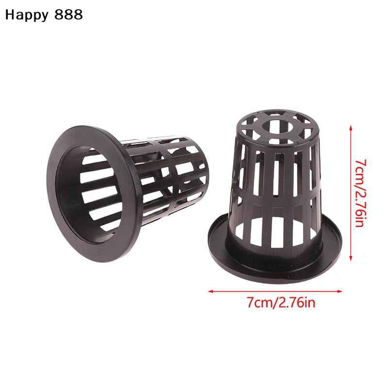 25 Pieces Of Hydroponic Baskets For Soilless Cultivation Of Garden Vegetables, Aeroponics Plastic Planting Mesh Pots