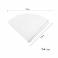 40/100 PCS V-shaped Coffee Filter Paper Coffee Cup Filter Paper 1-4 Pieces of Hand Brewed Coffee Pot Filter Paper Coffee Pot