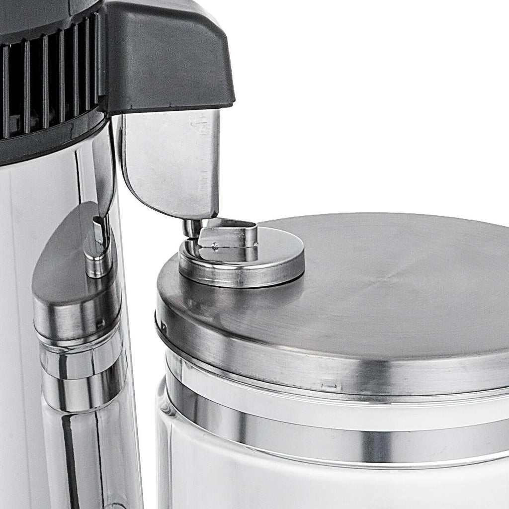 4L Stainless Steel Home Water Distiller - Automatic Dental Distilled Water Machine for Household, Lab, Clinic - BPA Free, 304 St