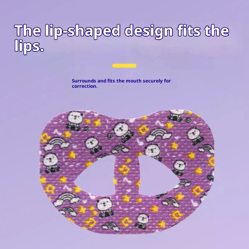 30 PCS Cartoon Anti-Snoring Nose Patch | Sleep Aid Mouth Closure Tape