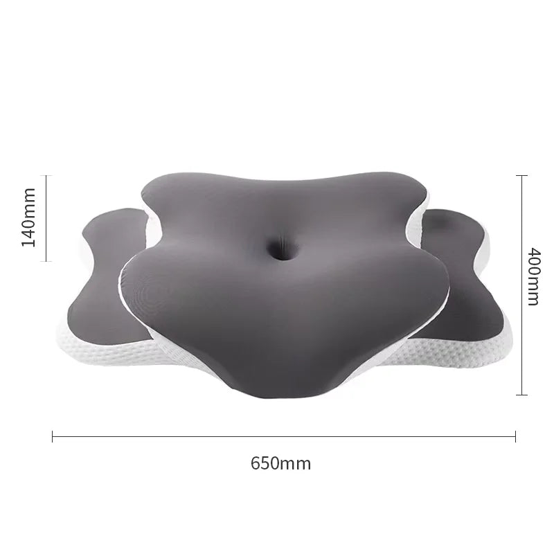 Memory Foam Cervical Pillow Ergonomic Neck Support for Side Back Stomach Sleepers Pain Relief