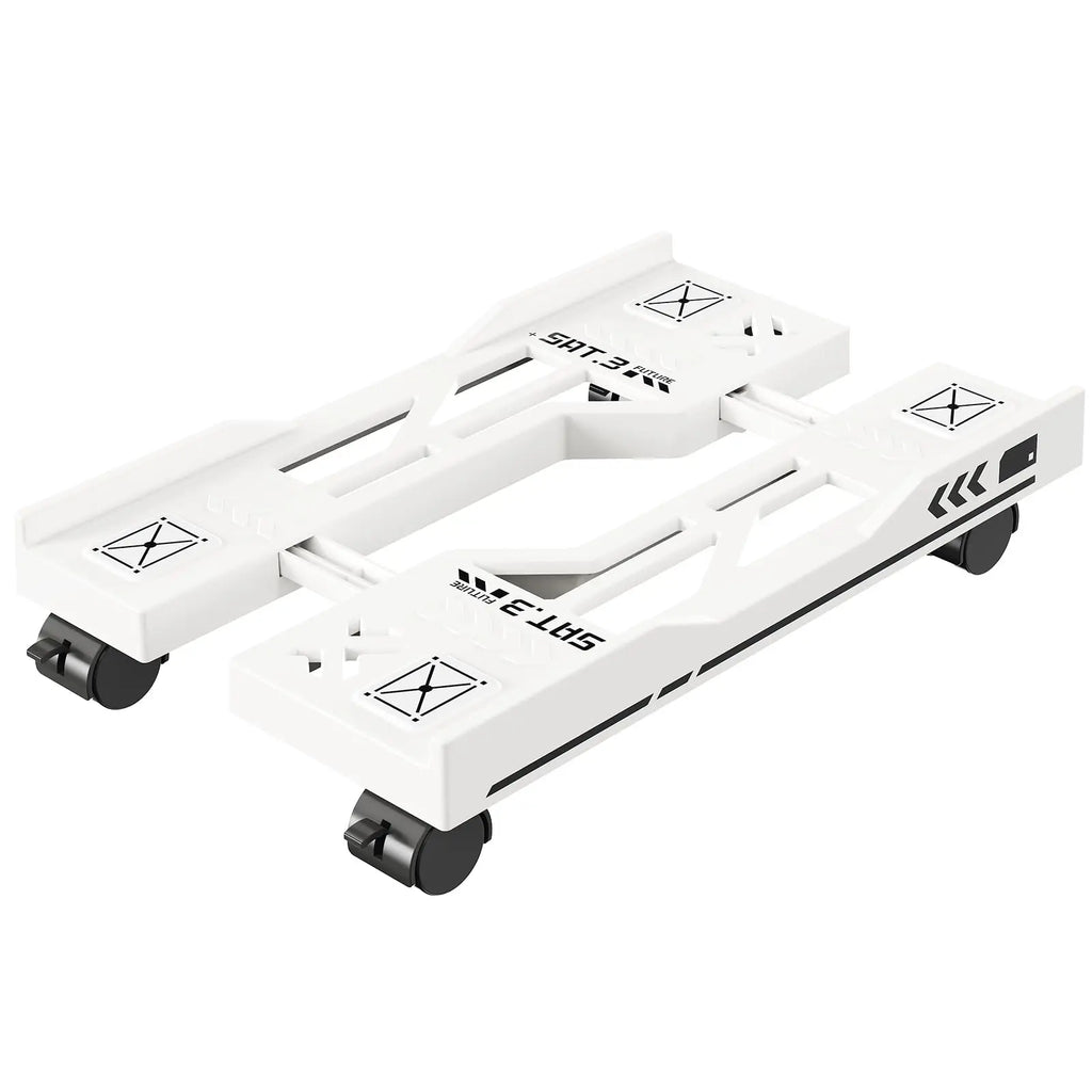 Mobile PC Tower Stand Adjustable Shelf Computer CPU Holder Telescopic Desktop Stand Computer Bracket Cart With Rolling Caster