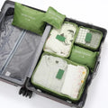 Protable Large Capacity Waterproof Luggage Clothing Underwear Storage Bag 6 Pcs/Set Travel Storage Bag Travel Bag With Zipper