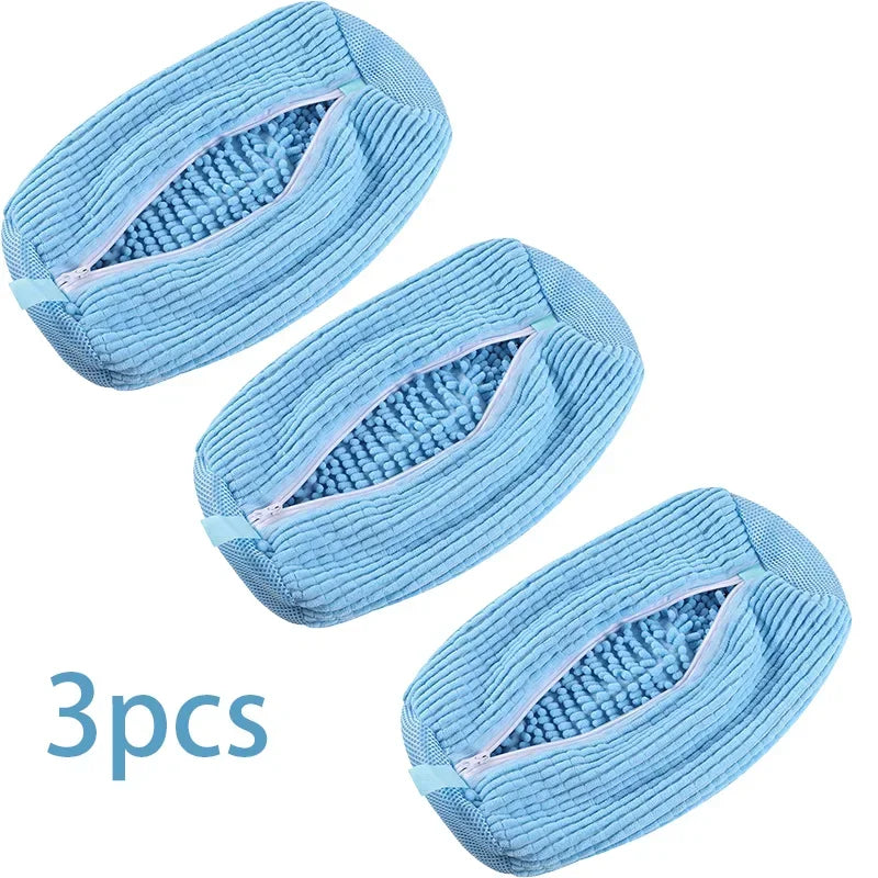 1/2/3PCS Special Shoe Washing Bag 360° Deep Clean Durable Sneaker Tennis Shoes Cleaning Bag With Zipper for All Shoes Size Type