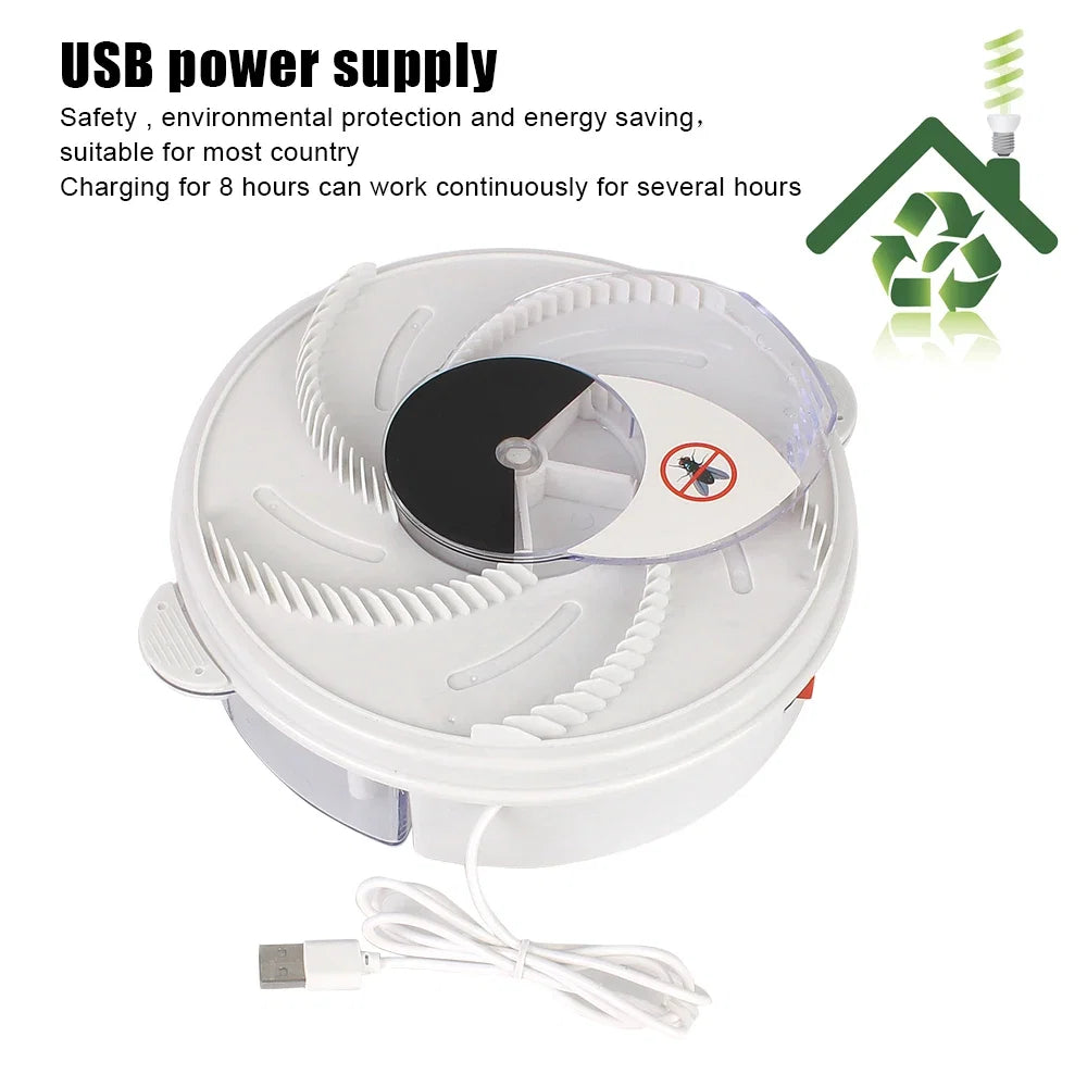Indoor Outdoor Fly Trap Pest Reject Control Repeller USB Insect Pest Catcher Electric Pest Killer Automatic Flycatcher