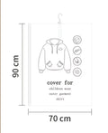 Hanging Vacuum Space Saver Bags Closet Organizer Storage Bags, Vacuum Seal Clear Bags for Clothes, Suits, Dress Or Jacke
