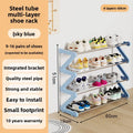 Simple shoe rack Multifunctional storage rack Multi-layer Z-shaped shoe rack Household dormitory shoe rack