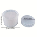 1set Ripple Candle Cup Resin Mold Cylinder Plaster Candle Jar Concrete Flower Pot Silicone Mold For Candle Home Decor