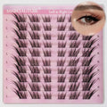 Natural Eyelash Clusters DIY 3D Cat Eye Lashes | C Curly Individual Lashes