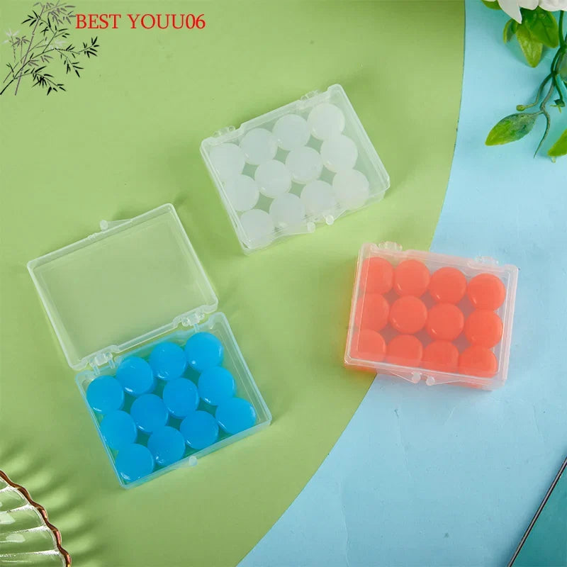 Silicone Ear Plugs for Sleeping | Noise Reduction Reusable Earplugs