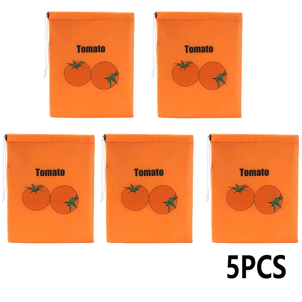 1/2/3/5pcs Yellow Banana Storage Bags Lettuce Storage Bag Prevents Odor 2 Weeks Fresh-keep Bundle Insulated Aluminum Film Bags