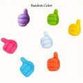 Self Adhesive Thumb Hook Multifunction Adhesive Cable Clip HolderCreative Silicone Thumb Hooks for Cable Clip Key Home Hook Wall