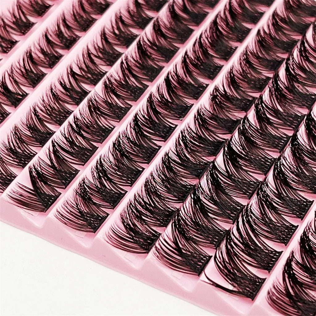 Lash Clusters 120pcs | DIY Natural Look D Curl Fluffy Eyelash Extensions