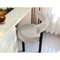 Simple Vanity Stool with Storage Cream Modern Designer Makeup Chair for Girls Bedroom Home Dining Chair238