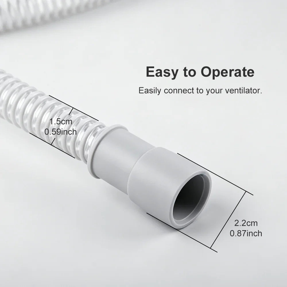 1.8m CPAP Replacement Tubing for AirMini | Quiet, Flexible Sleep Therapy Hose