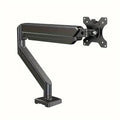 Single Monitor Mount for 13″–32″ Screens, Height Adjustable Monitor Arm with C-Clamp & Grommet Base, Home Office Monitor Stand