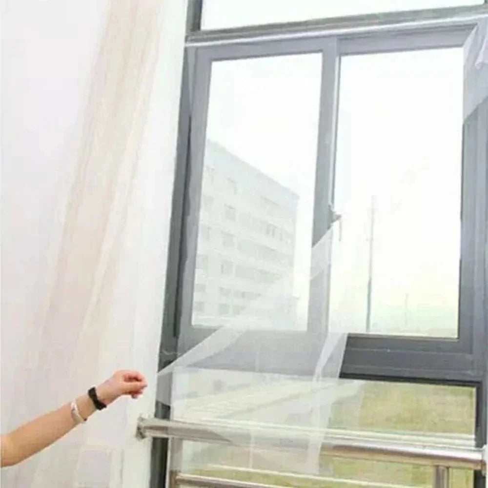 Windows Anti Mosquito Net Indoor Insect Fly Mosquito Mesh Net Mosquito-Proof Windows Protective Film Net Reusable House Supplies