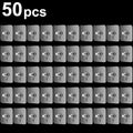 10/50pcs Self-Adhesive Hook Strong Adhesive Picture Frame Nails Hooks Transparent Seamless Wall Hangers Hanging Clock