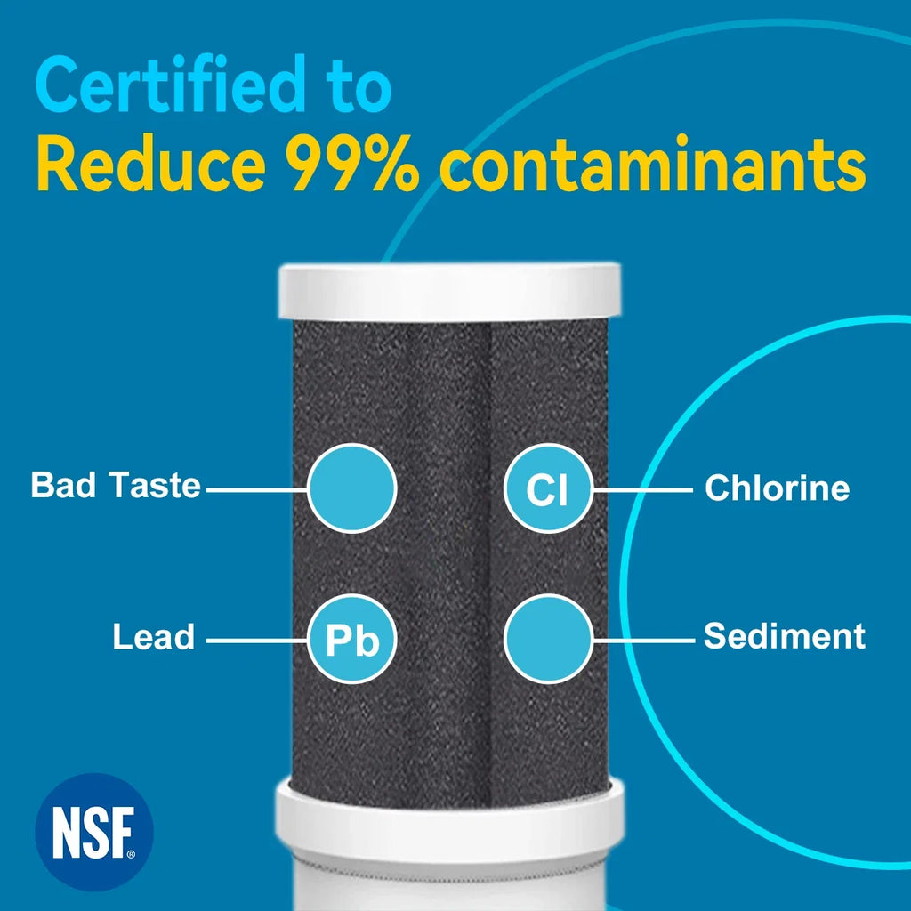 ALTHY Faucet Tap Water Filter Purifier System, Reduces Lead, Chlorine & Bad Taste NSF Certified 320-Gallon Kitchen