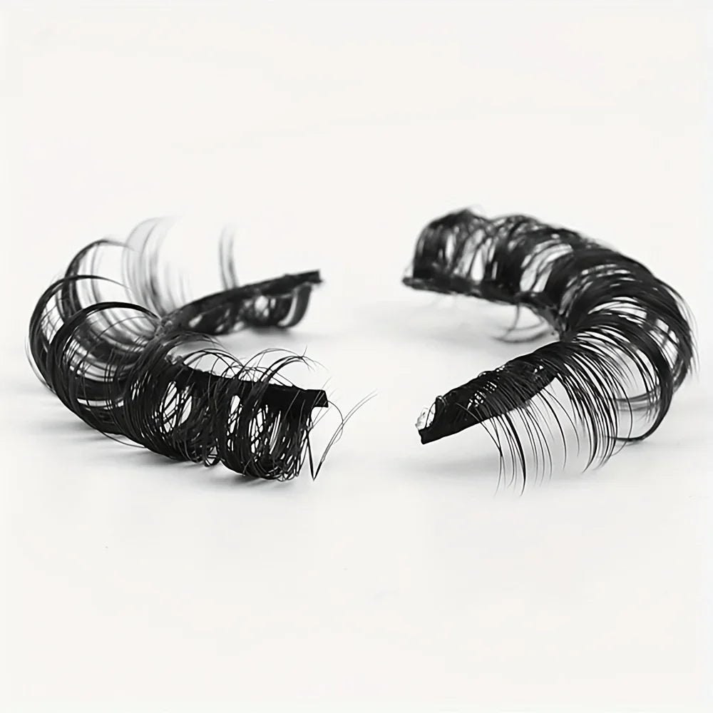 10 Pairs Russian Strip Lashes DD Curl | Fluffy Wispy Faux Mink Eyelashes Pack