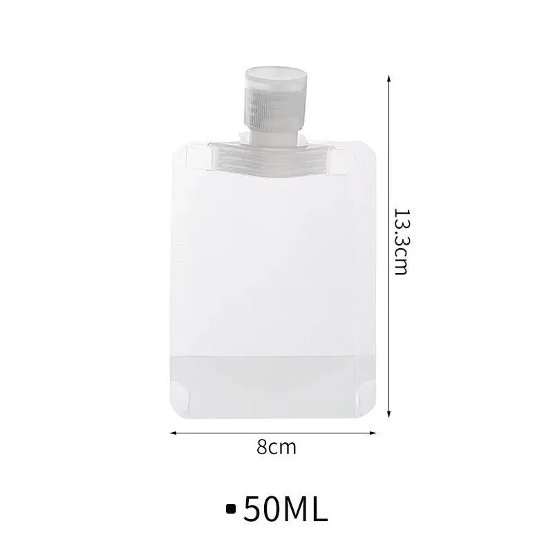 10cs 30/50/100ML Thickened Travel Subpackage Cosmetic Lotion Shower Gel Shampoo Portable Facial Cleanser