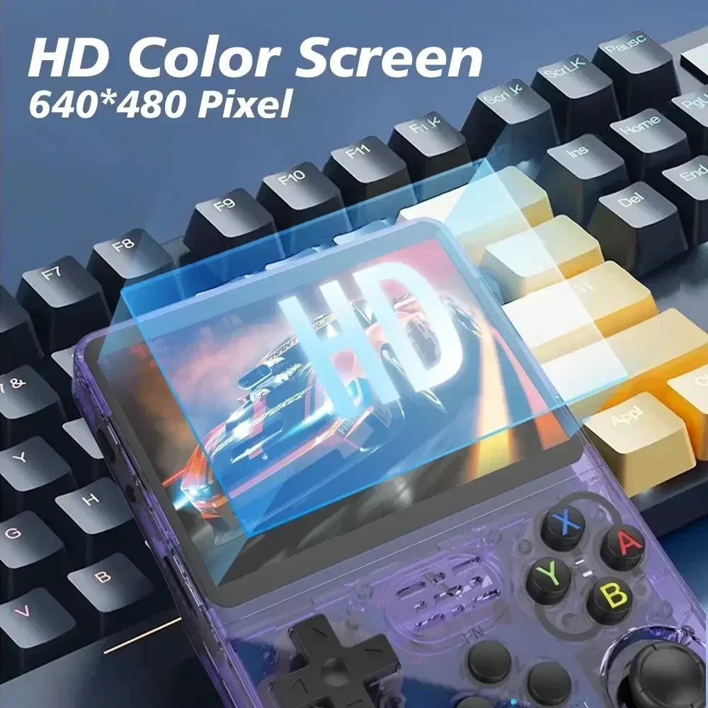 R36S Retro Handheld Video Game Console Open Source Linux System 3 5 Inch IPS Screen Portable Pocket Video Player 64GB 128GBGames