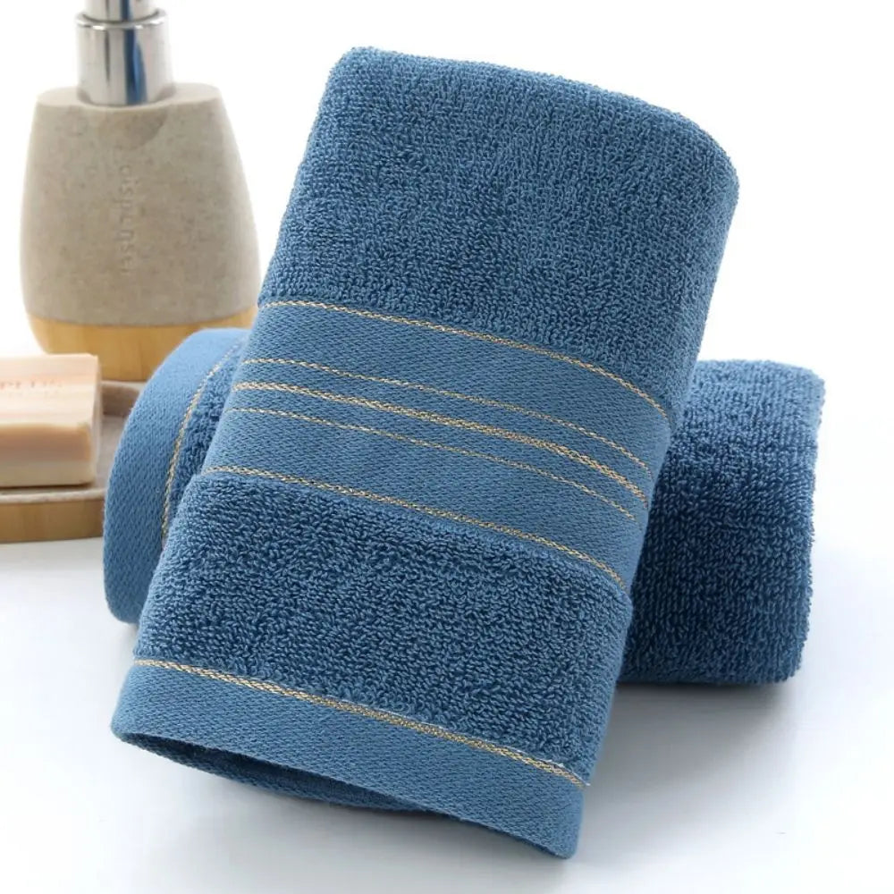 1/2/4 Pcs Cotton Class A Thickened Absorbent Jacquard Polyester-cotton Skin-friendly Face Towel Pure Cotton Towel Adult Towel
