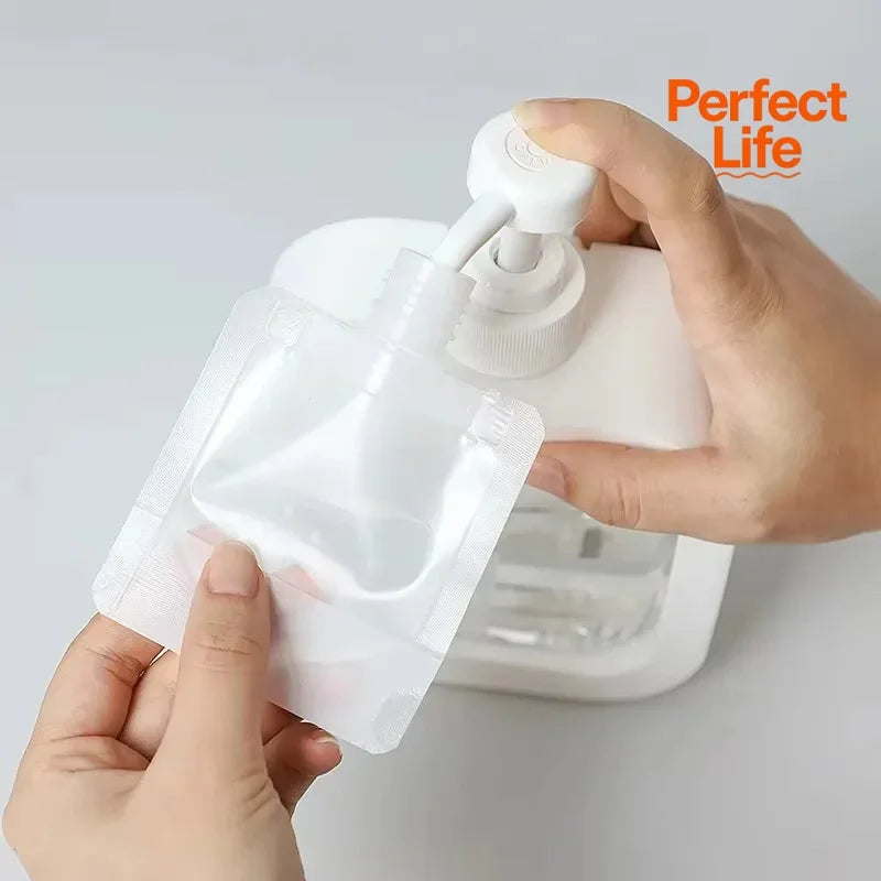 10cs 30/50/100ML Thickened Travel Subpackage Cosmetic Lotion Shower Gel Shampoo Portable Facial Cleanser