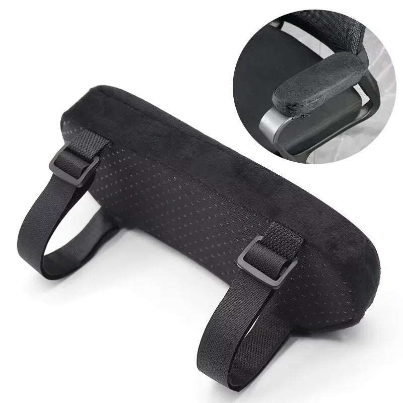 2Pcs Office Chair Parts Arm Pad Memory Foam Armrest Cover Cushion Pads For Home Office Chair Comfortable Elbow Pillow