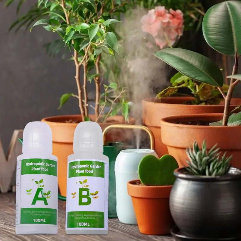 General Hydroponics Nutrients A And B For Plants Flowers Vegetable Fruit Hydroponic Plant Food Solution  All Purpose for plant