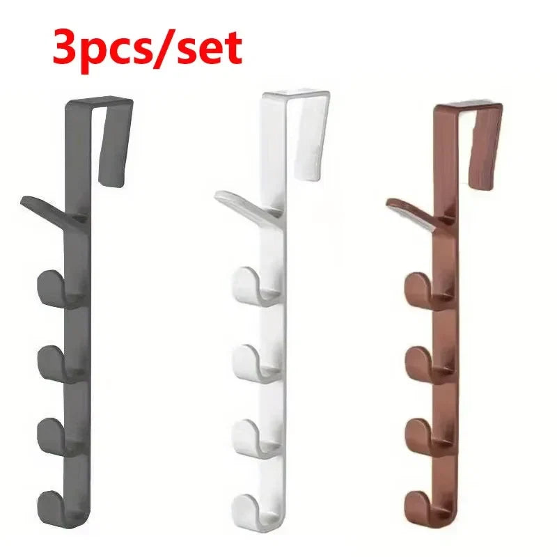 1/3pcs Over The Door Hooks for Hanging Towel Rack Coat Rack Purse Organizer for Closet Hooks The  Door Hanger Hook