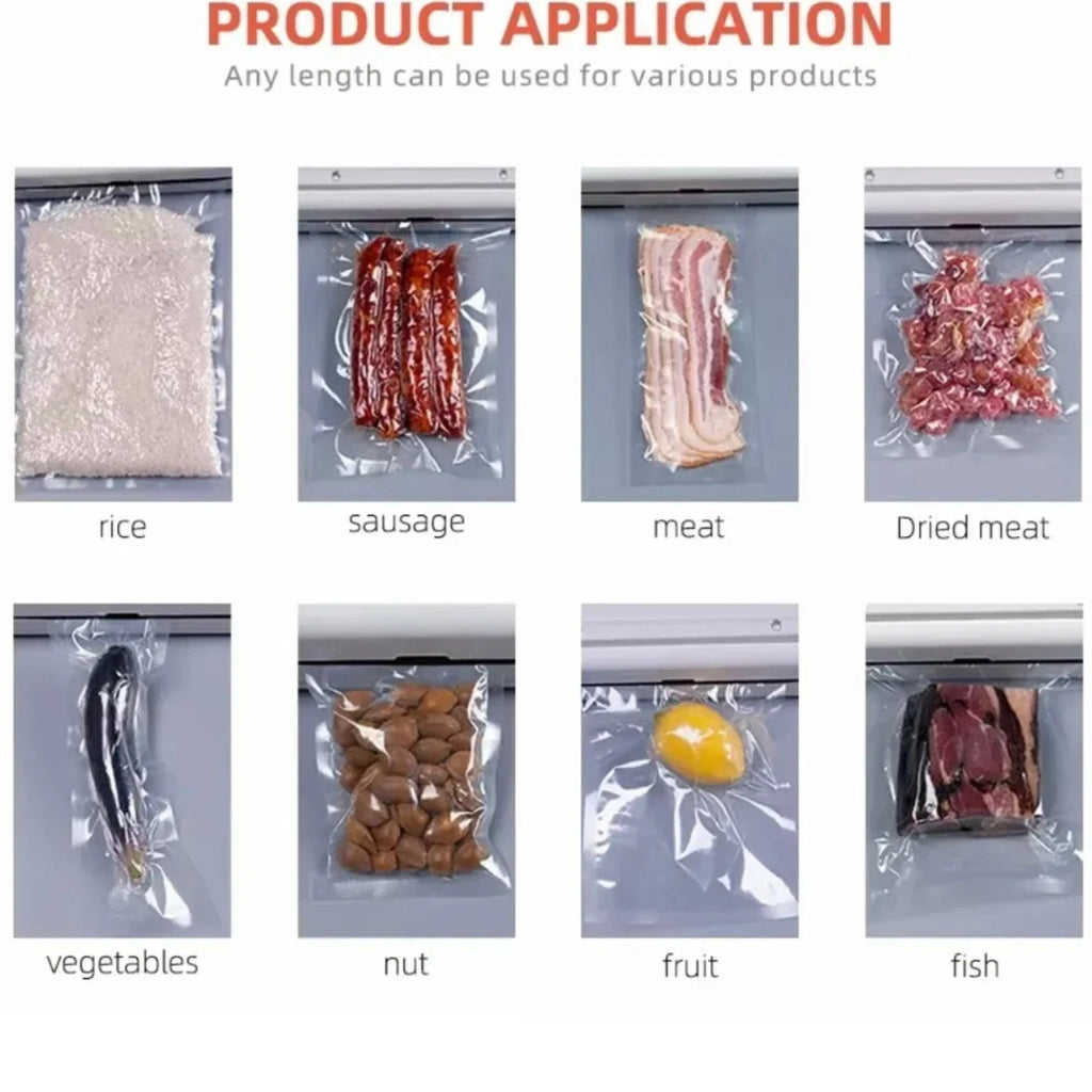 Kitchen Food Vacuum Sealer Bag Sous Vide Storage Bags For Vacuum Packaging 12/15/20/25/30cm*1500cm/Rolls