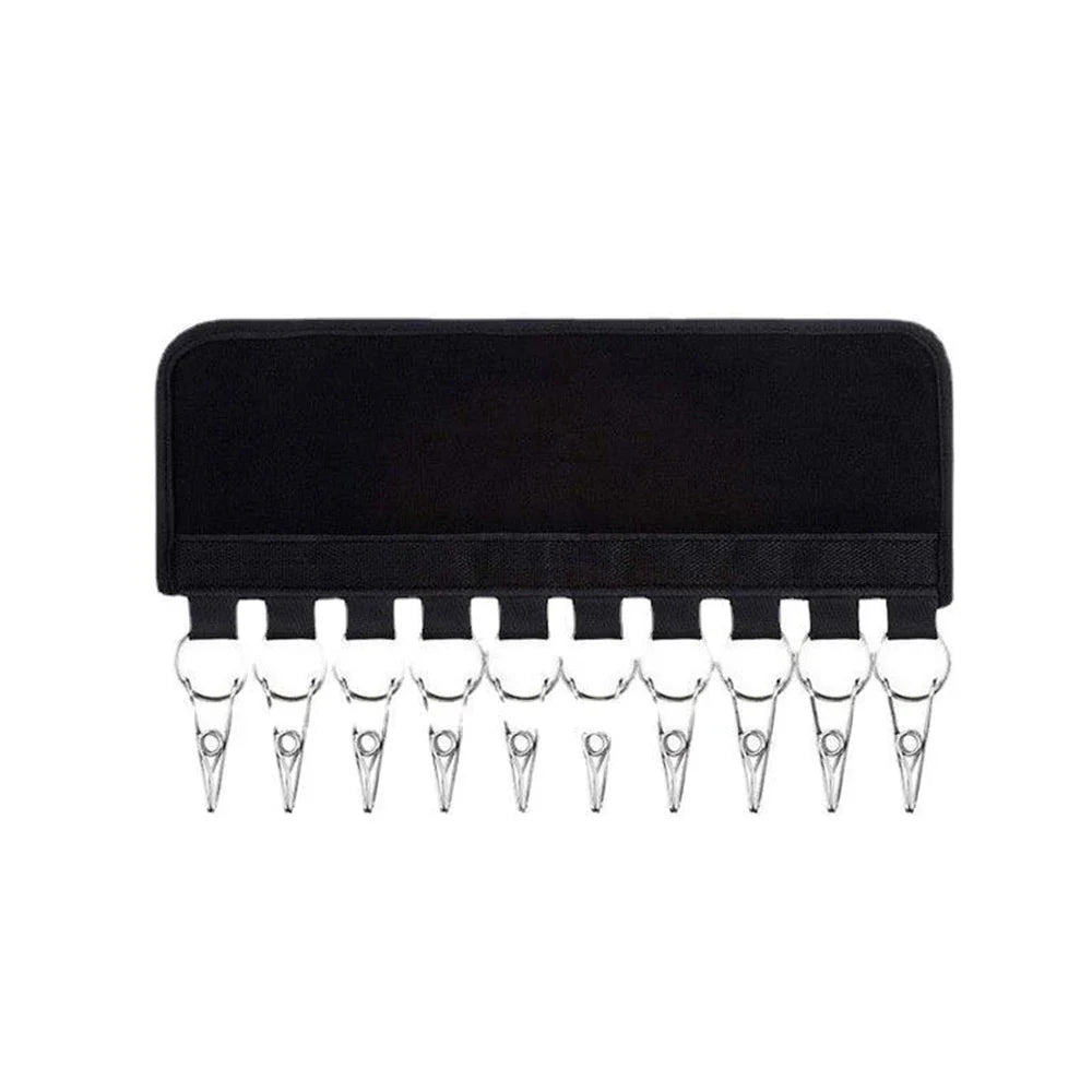 10-Clip Multifunctional Coat And Hat Clip Self-Adhesive Portable Home Perforation-Free Velcro Storage Clothes