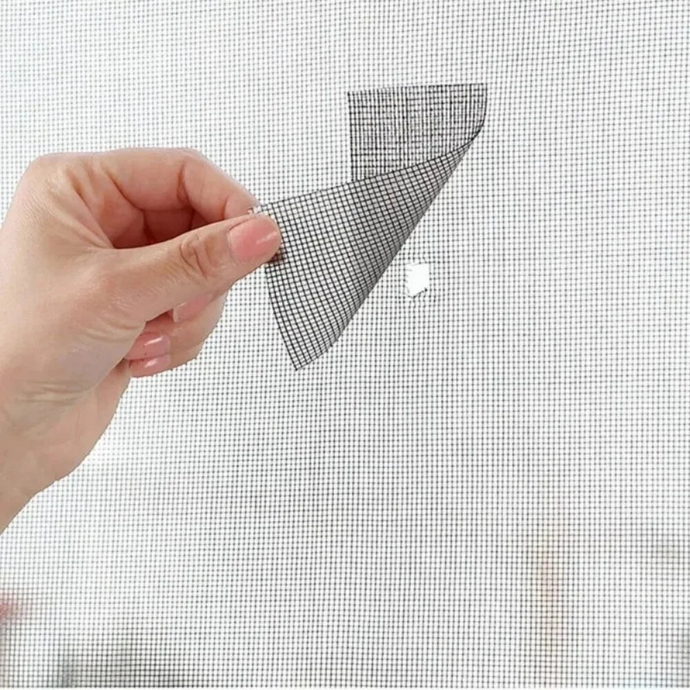 Strong Self Adhesive Mesh Tape Nets Window Screen Repair Tape Door Fix Patch Anti Insect Mosquitos Mesh Broken Holes Repairing