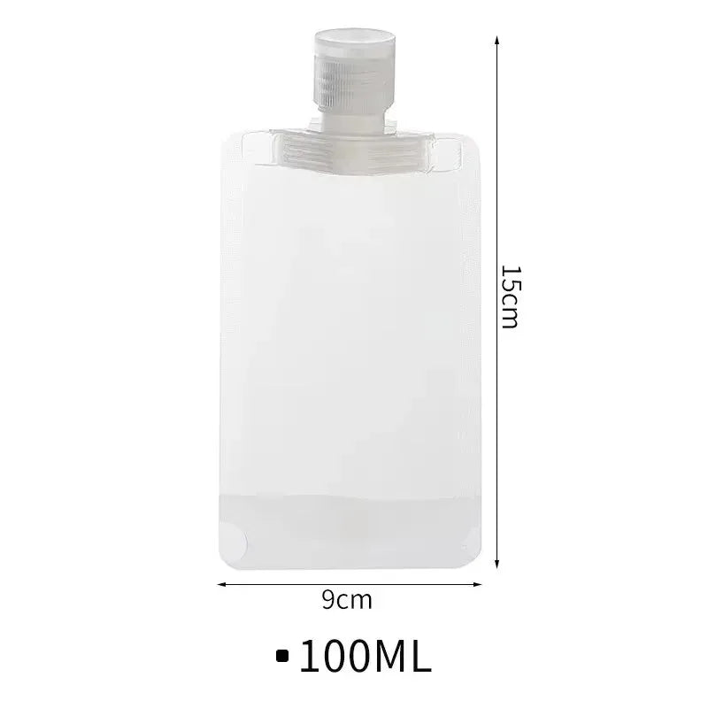 10cs 30/50/100ML Thickened Travel Subpackage Cosmetic Lotion Shower Gel Shampoo Portable Facial Cleanser