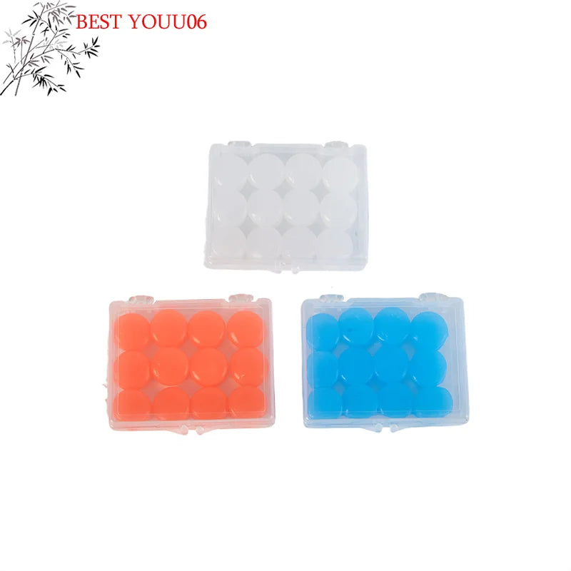 Silicone Ear Plugs for Sleeping | Noise Reduction Reusable Earplugs