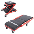 Dual-purpose foldable repair car reclining board repair stool Z-type repair car board repair work stool Auto repair beauty stool