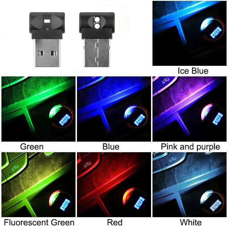 Mini USB LED Car Light | Auto Interior Atmosphere Light