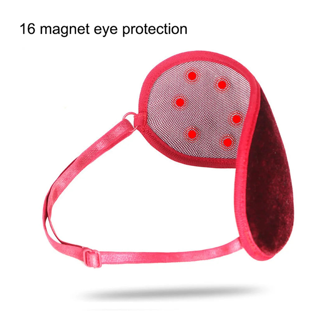 Tourmaline Magnetic Sleep Eye Mask | Far Infrared Eye Massager for Fatigue Relief