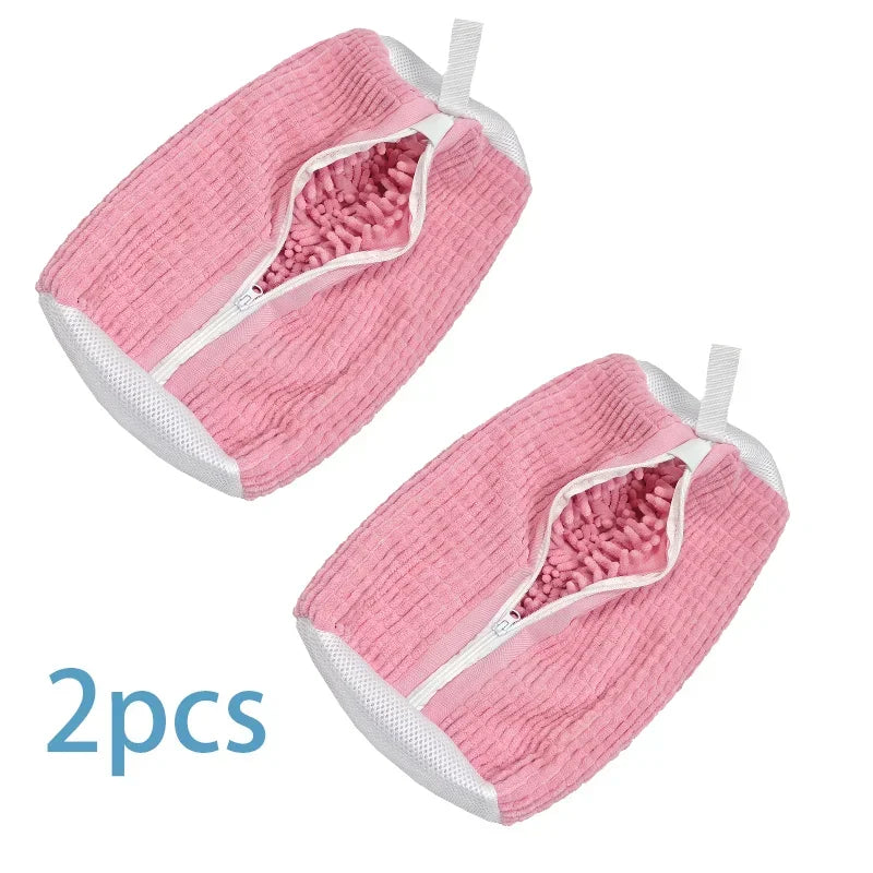 1/2/3PCS Special Shoe Washing Bag 360° Deep Clean Durable Sneaker Tennis Shoes Cleaning Bag With Zipper for All Shoes Size Type