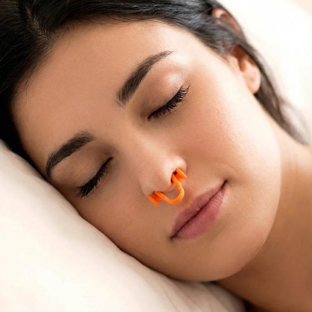 Silicone Elastic Nose Clip | Anti-Snoring Device for Better Sleep