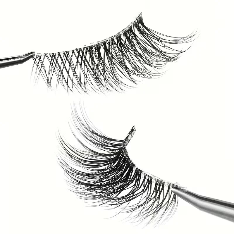 Natural Look Curly Half Lashes | 5 Pairs for Volume and Definition