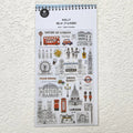London Travel Sticker Set | PVC Scrapbook Decoration Kit